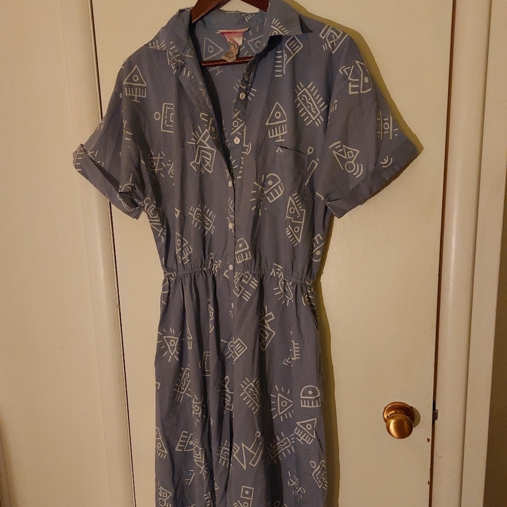 80's midi dress